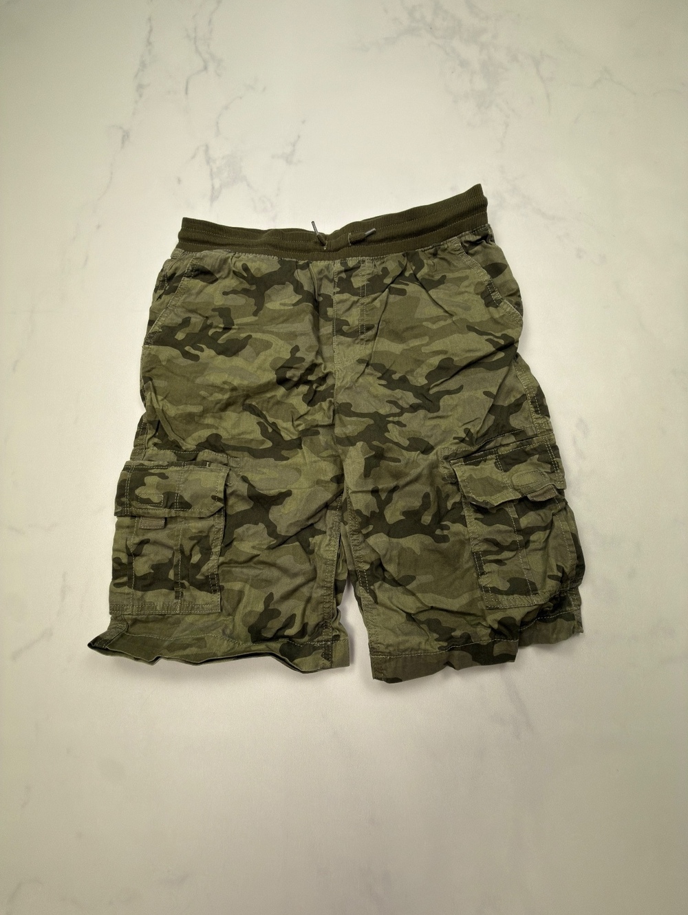 Sonoma Cargo Shorts Green 2000s Military Inspired - Boys XL